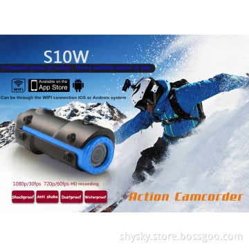 Sport Camera S10W DV 5.0MP Full HD 1080P Action Video Camera WIFI 30M Waterproof